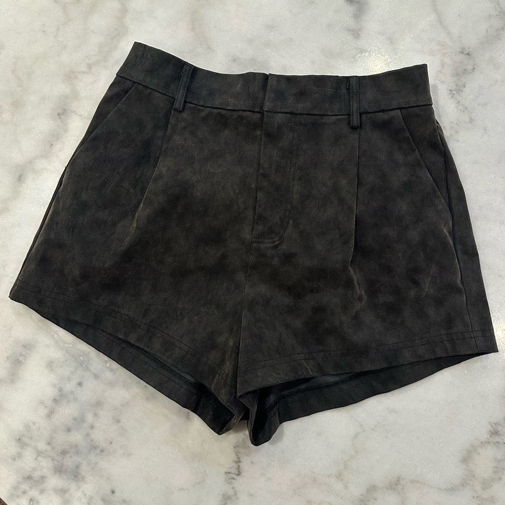 Free People Roma Vegan Suede High Waist Shorts - Picture 3 of 6